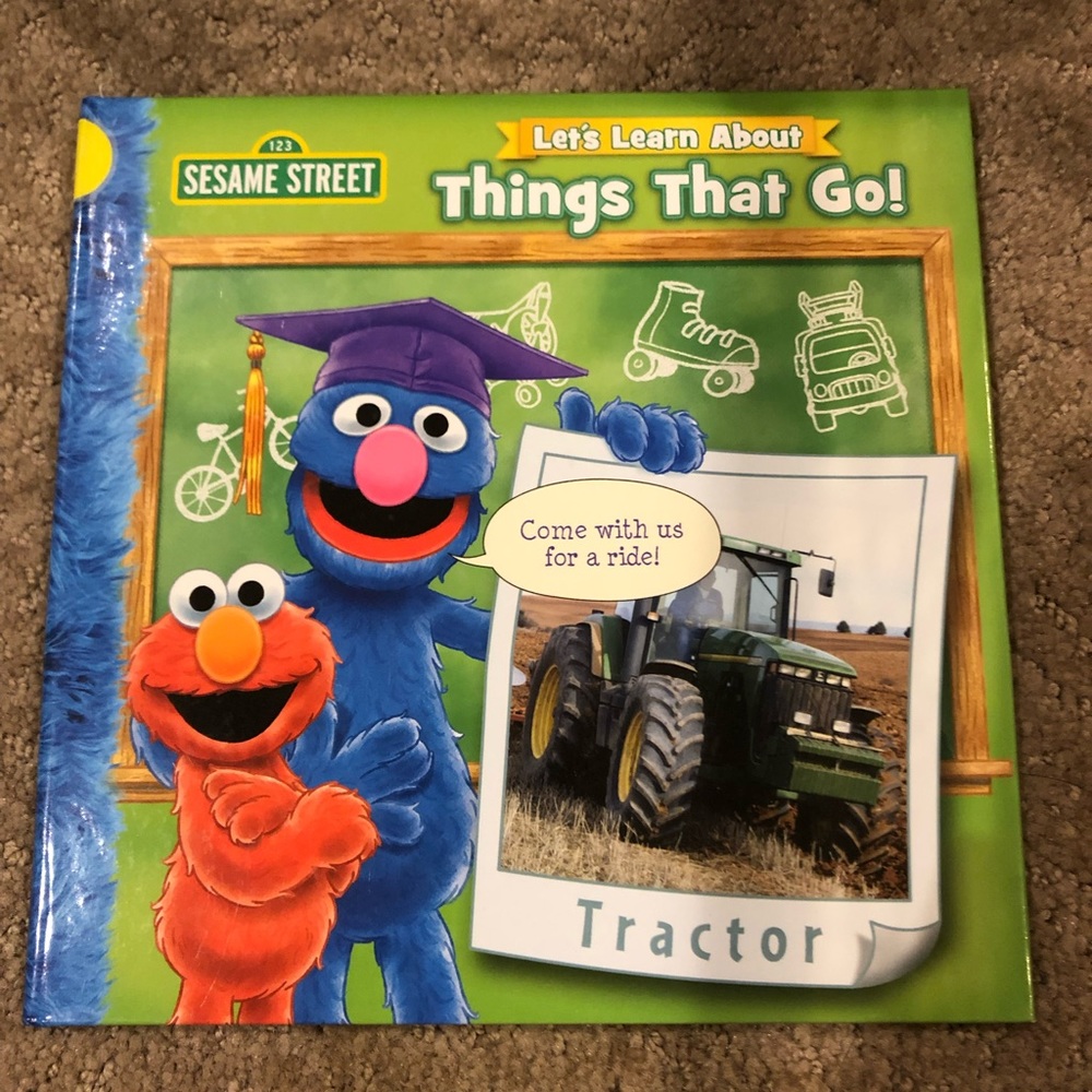 📚5 for $15 Sesame Street: Things That Go